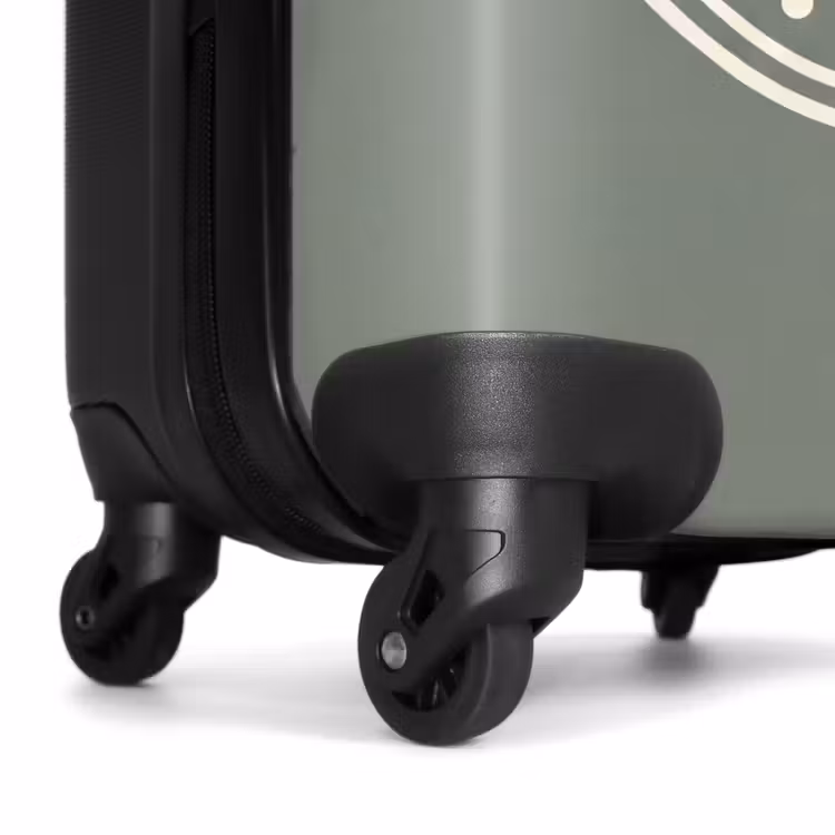 Suitcase - Pattern - Circle - Abstract - Green - Decoration — 6
