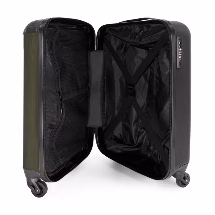 Suitcase - Pattern - Spiral - Abstract - Modern - Green — 3