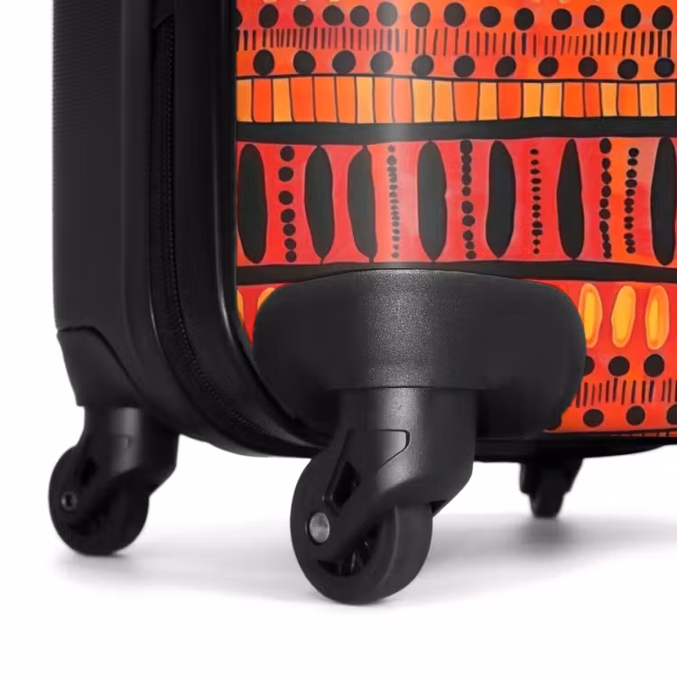 Suitcase - Red - Orange - Ethnic - Expressive - Pattern — 6