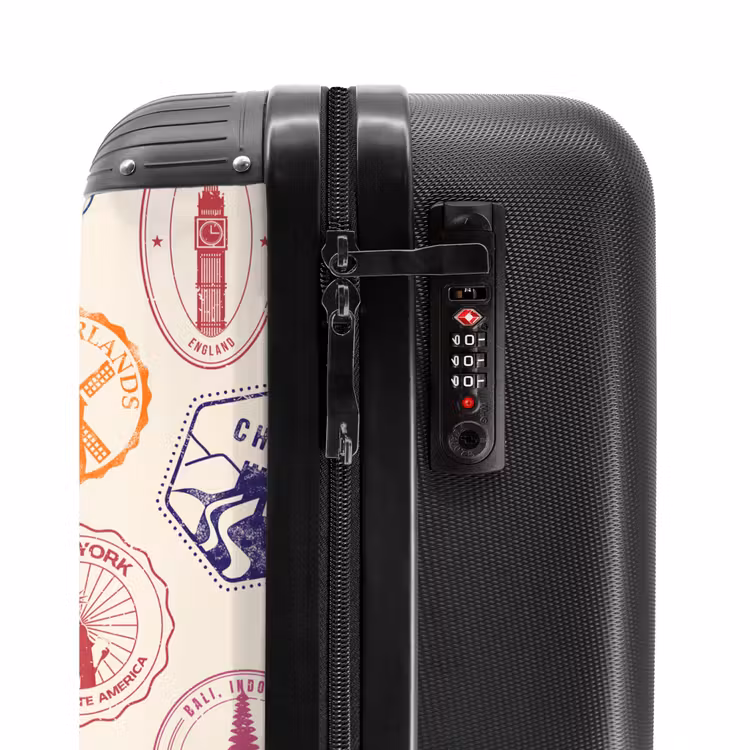 Suitcase - Stamps - Colorful - World — 5
