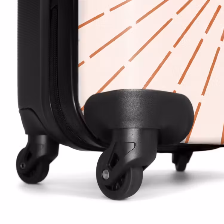Suitcase - Sun - Rays - Abstract - Terracotta - Modern — 6