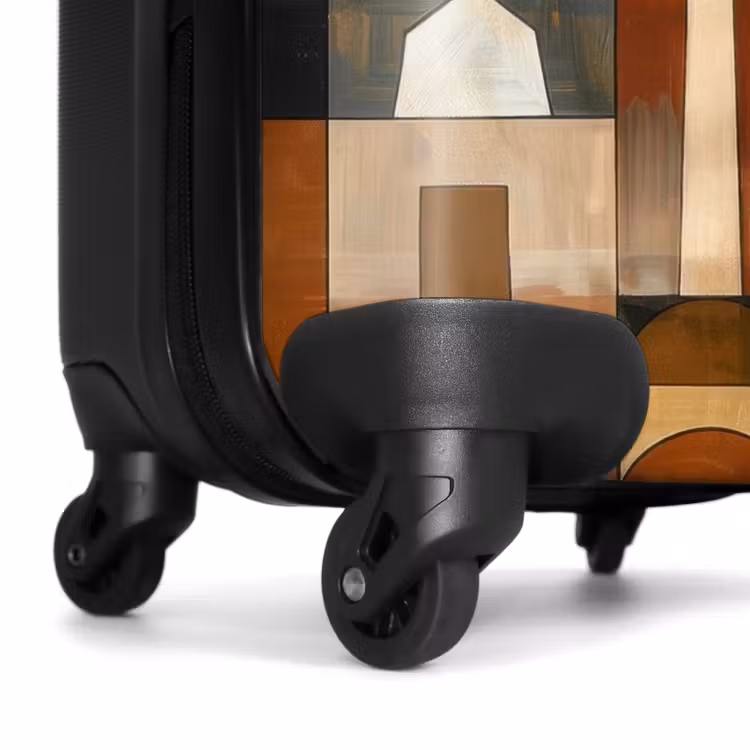 Suitcase - Terracotta - Geometric - Mid-Century - Pattern — 6