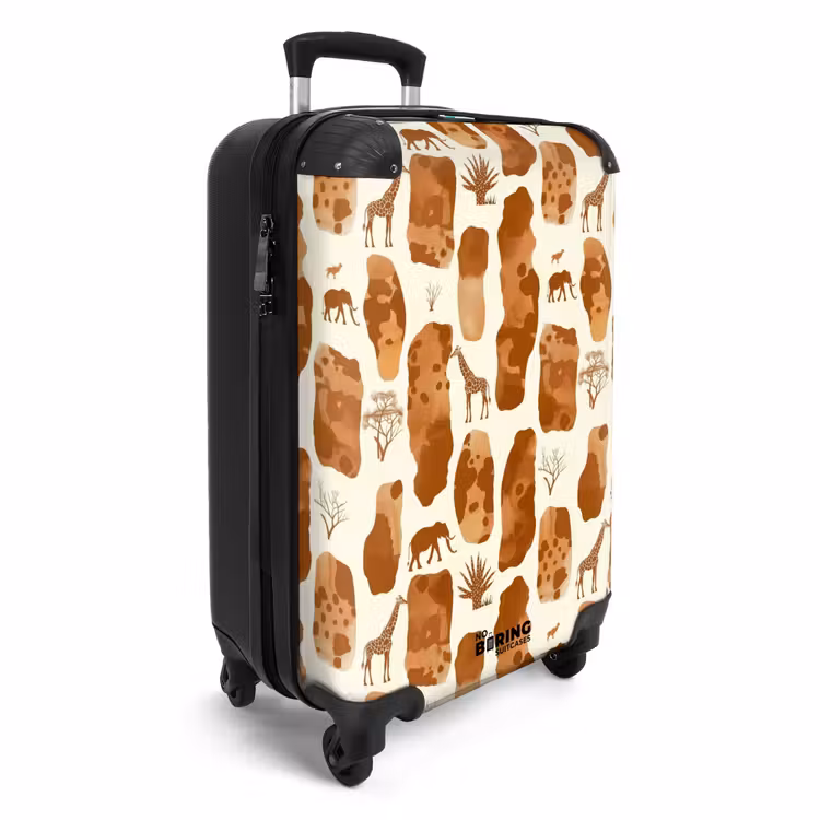 Suitcase - Terracotta - Safari - Animals - Pattern — 4