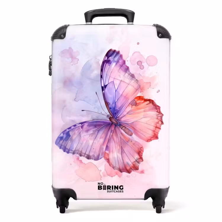 Suitcase - Watercolor aurora — 1