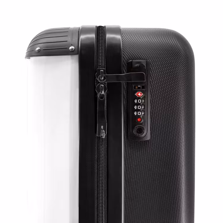 Suitcase - White 755h black letters — 3
