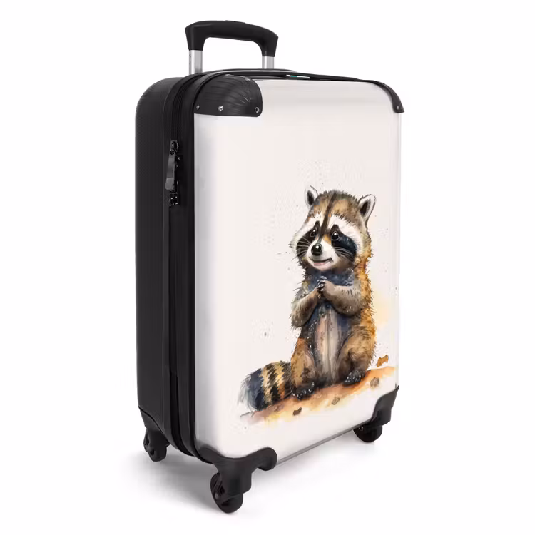 Suitcase - Waldo raccoon — 4