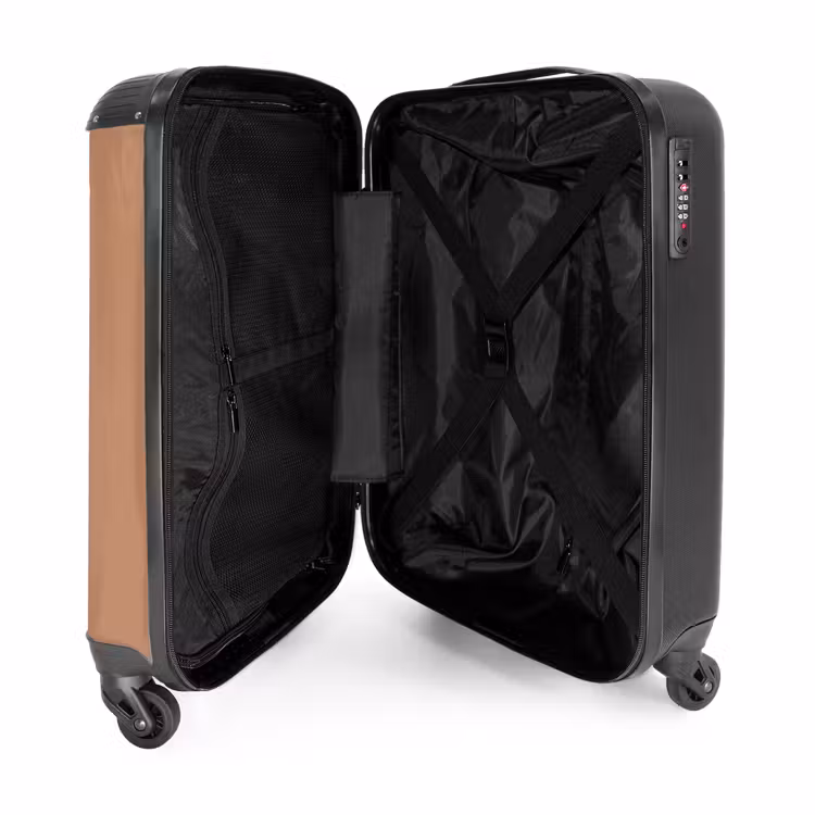Suitcase - Warm light brown shade — 3
