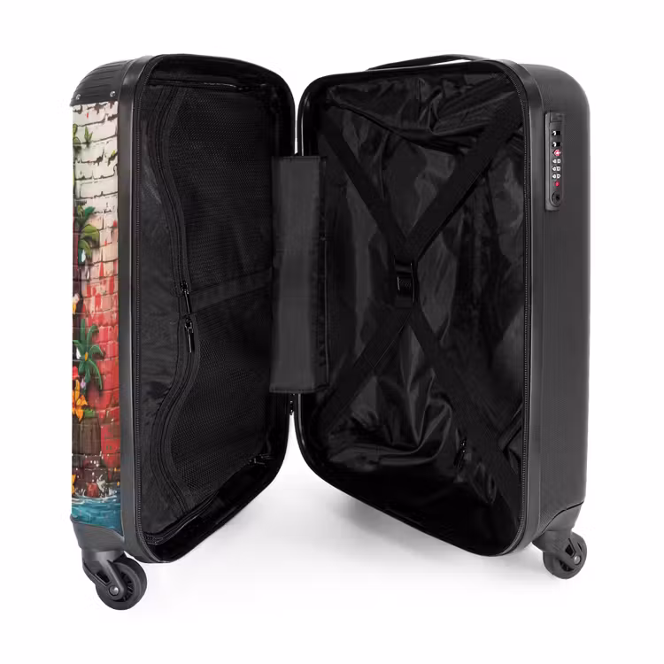 Suitcase - Waterfall in graffiti style — 3