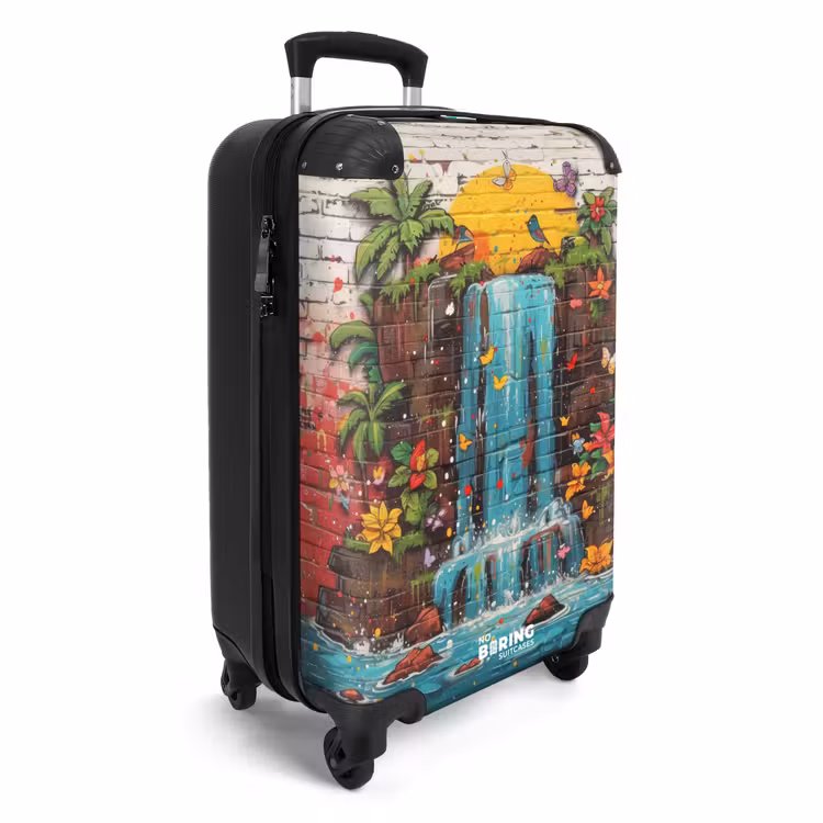 Suitcase - Waterfall in graffiti style — 4