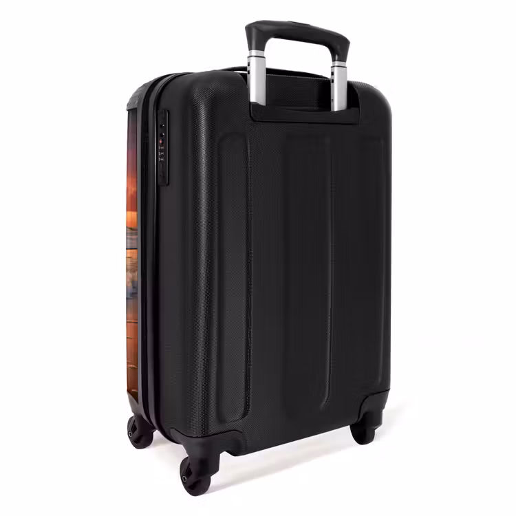 Suitcase - Wavy sea at sunset — 2