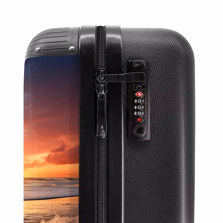 Suitcase - Wavy sea at sunset — 5