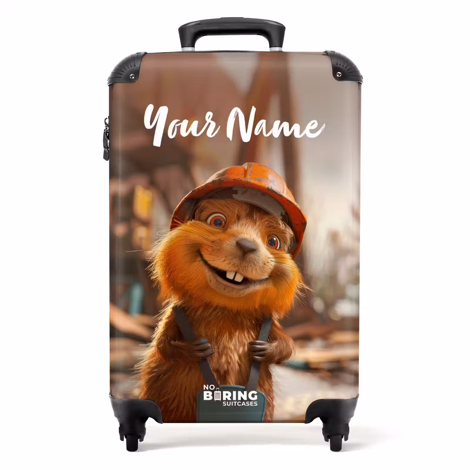 Suitcase with name - Bertus Construction Beaver — 1