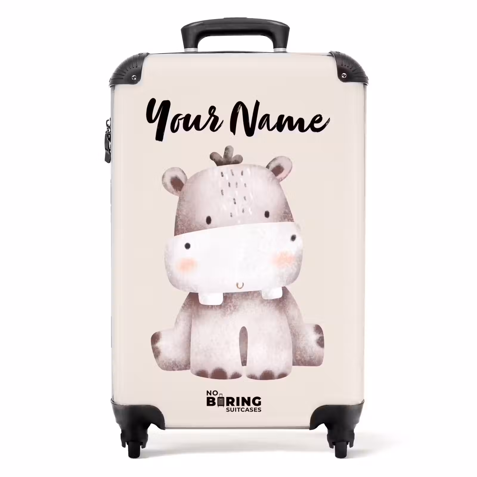 Suitcase with name - Nigel Hippo — 1