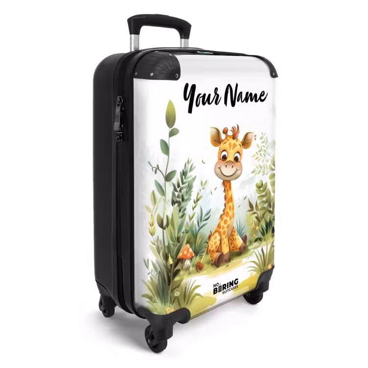 Suitcase with name - Guusje giraffe — 2