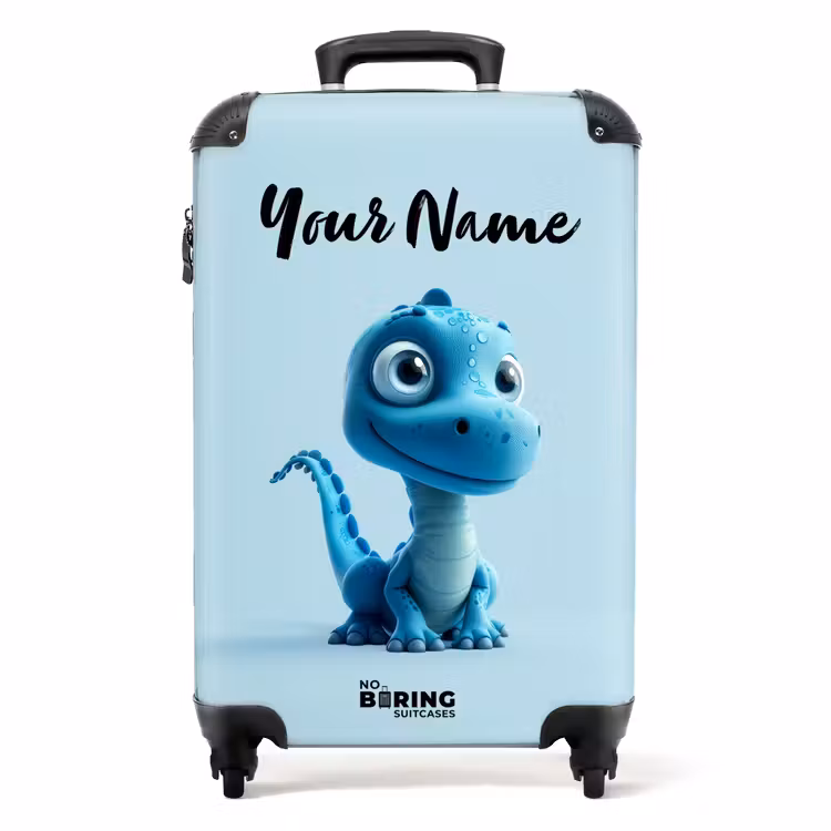 Suitcase with name - Happy Bronto — 1
