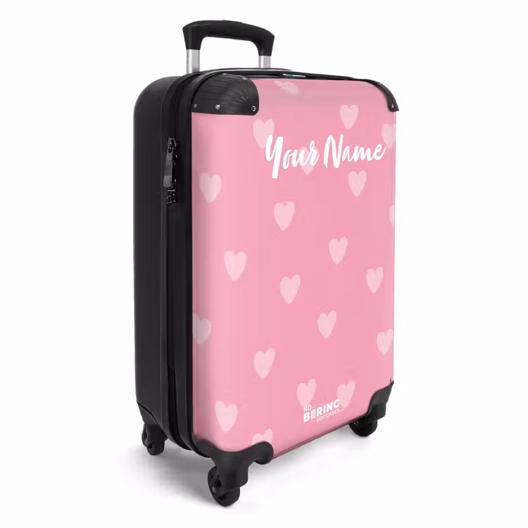 Suitcase with name - Heartbeat — 2