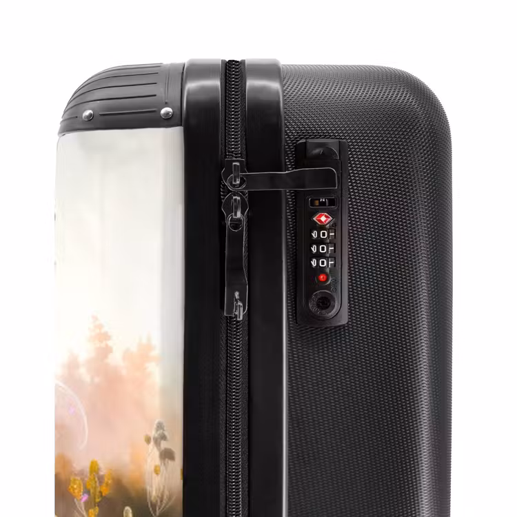 Suitcase with name - Lavender spring horn — 6