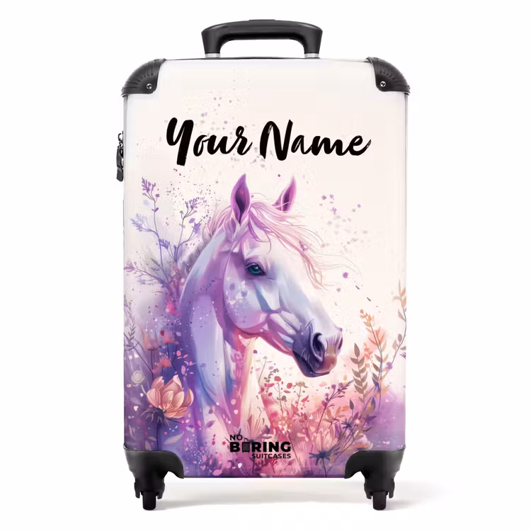 Suitcase with name - Pearl-like Pony — 1