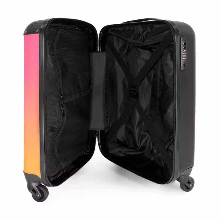 Suitcase with name - Rainbow Rock — 5