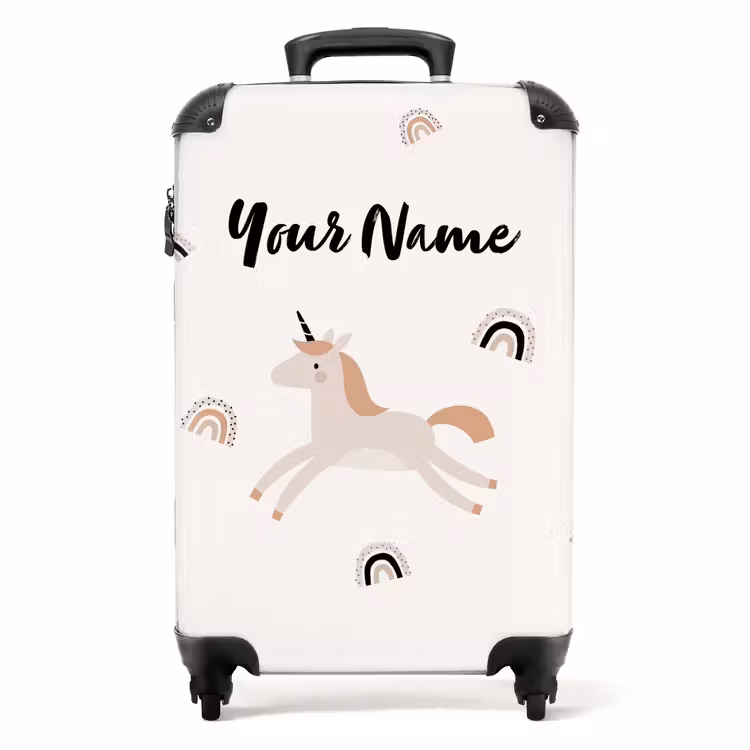 Suitcase with name - Unicorn Dreams — 1
