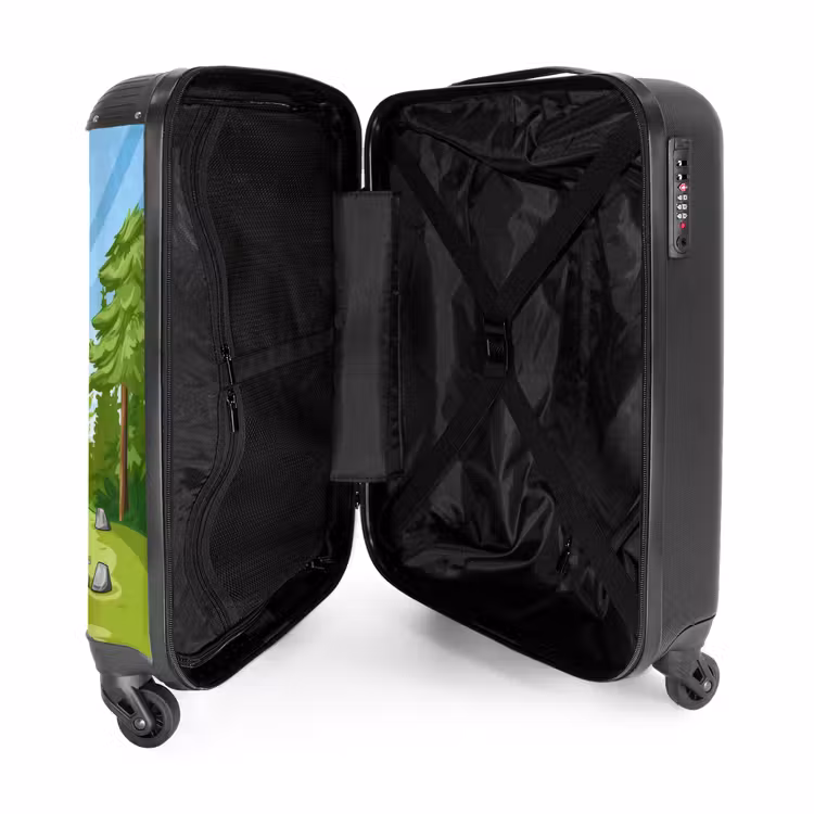 Suitcase with name - Wally work bear — 5