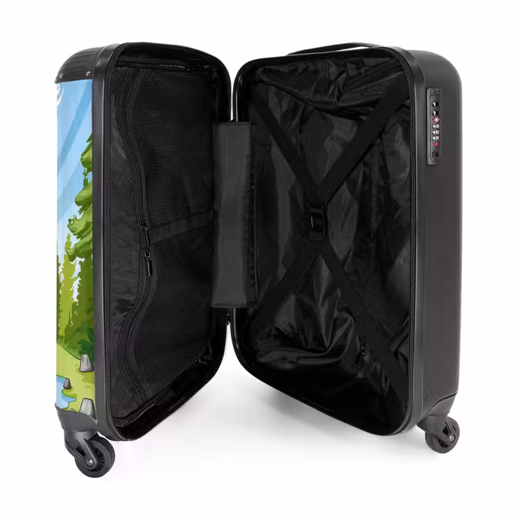 Suitcase with name - Wally work bear — 5