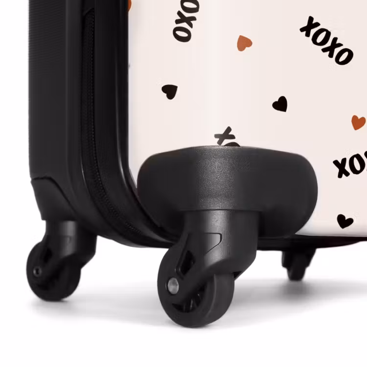 Suitcase - XOXO on beige — 6