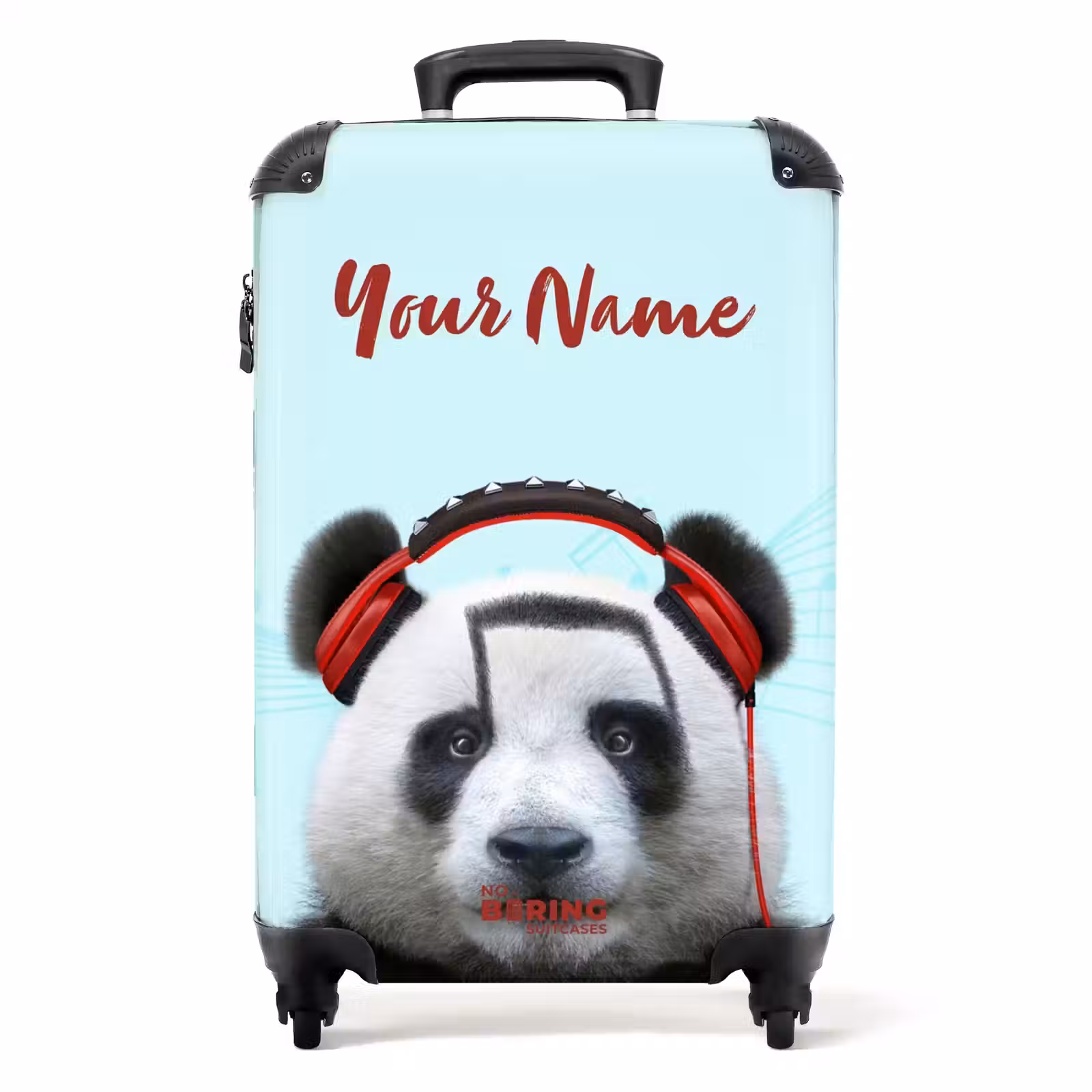 Suitcase with name - Kees the Panda — 1