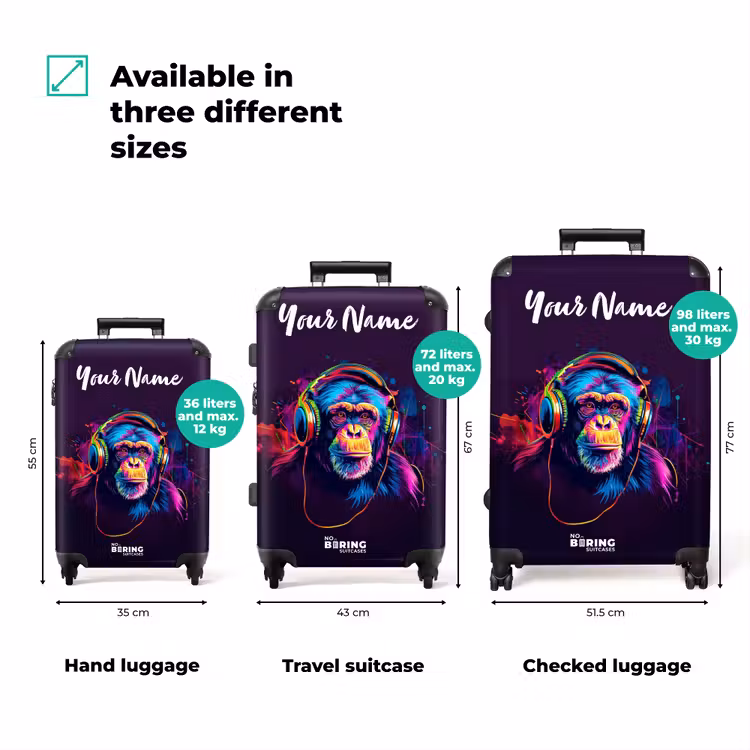 Suitcase with name - Baboon Beats — 3
