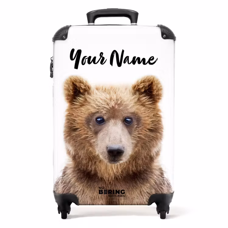 Suitcase with name - Bennie Bear — 1