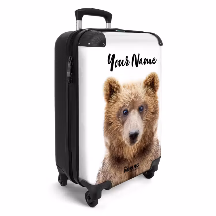 Suitcase with name - Bennie Bear — 2