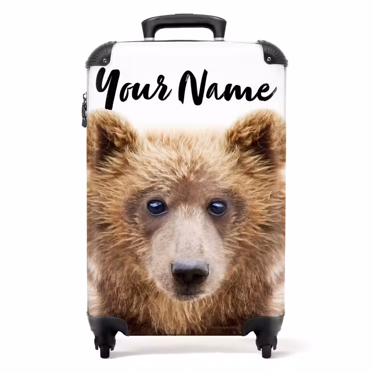 Suitcase with name - Bennie Bear — 1