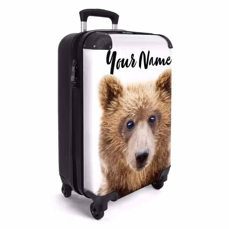 Suitcase with name - Bennie Bear — 2