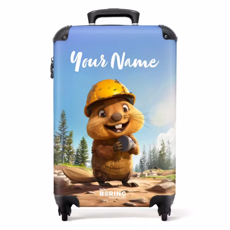 Suitcase with name - Billy Construction Helmet — 1