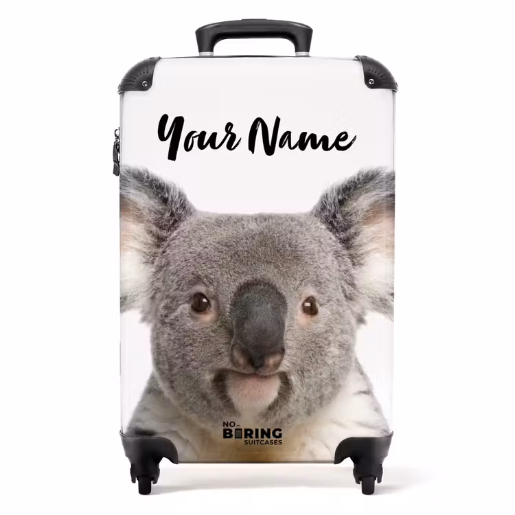 Suitcase with name - Cute Koala Bear — 1