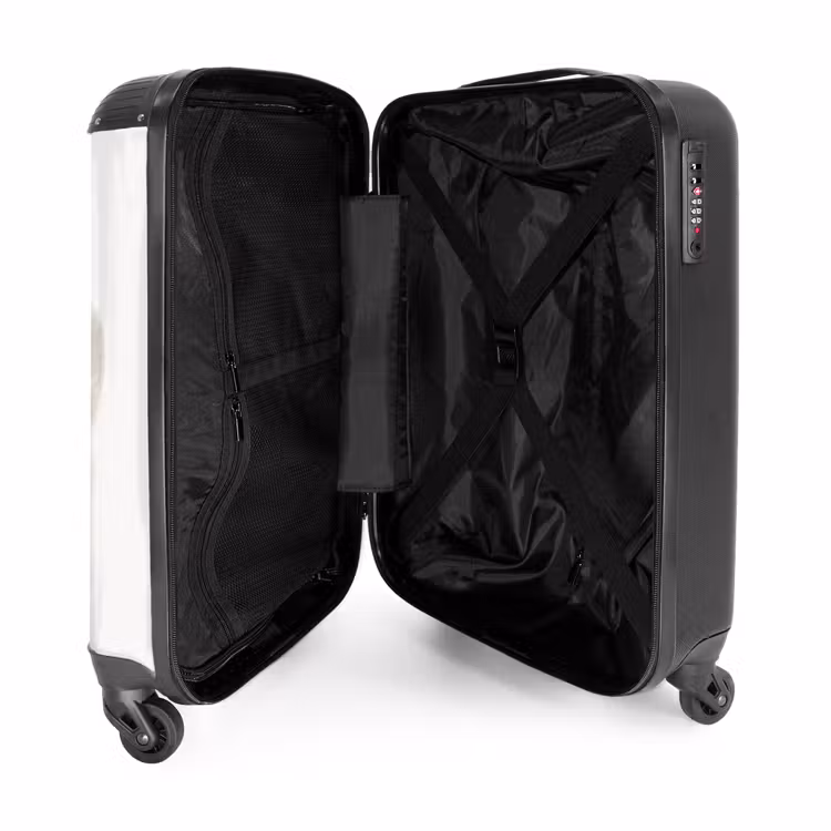 Suitcase with name - Cute Polar Bear — 4