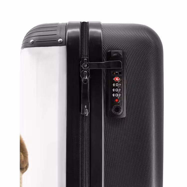 Suitcase with name - Dog with Angry Head — 5
