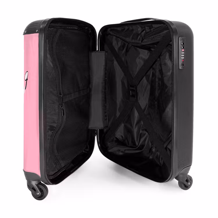 Suitcase with name - Escar-Go - Pink — 5