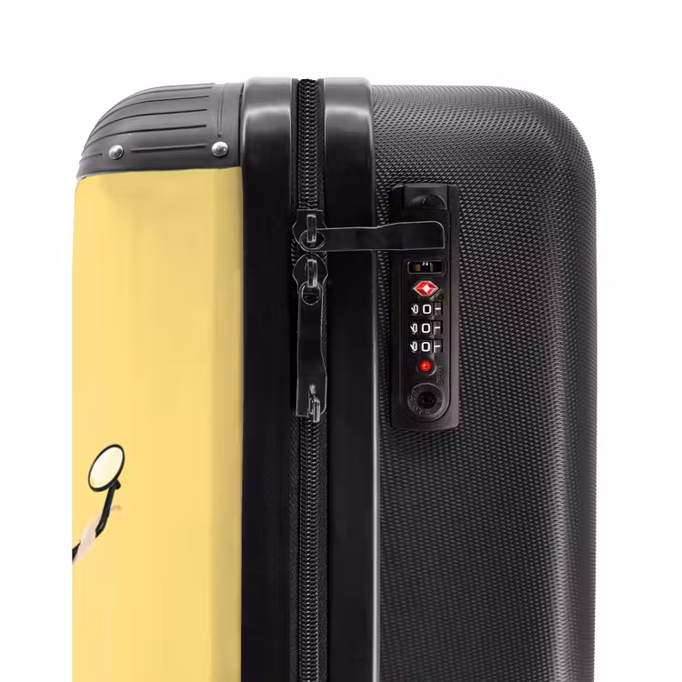 Suitcase with name - Escar-Go - Yellow — 6