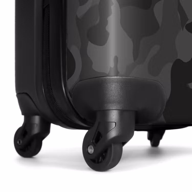 Suitcase with name - Green camouflage print — 7