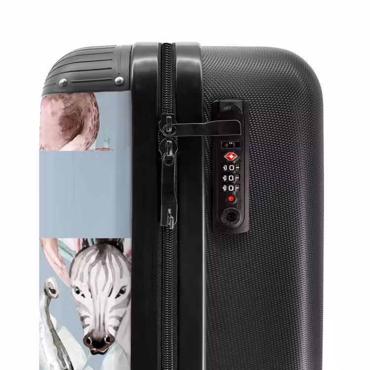 Suitcase with name - Jungle in Light Colors — 6