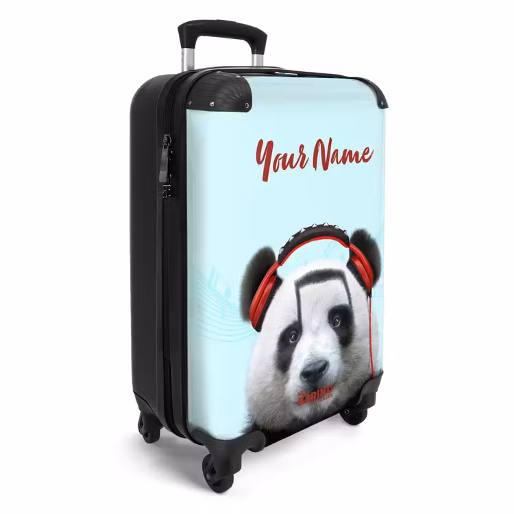 Suitcase with name - Kees the Panda — 2