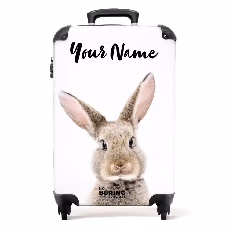 Suitcase with name - Koen Rabbit — 1
