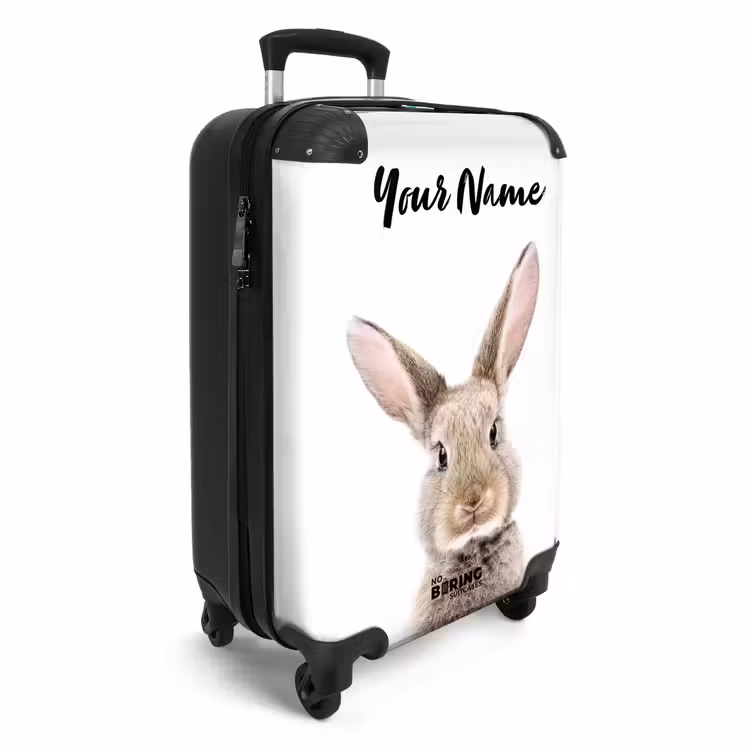 Suitcase with name - Koen Rabbit — 2