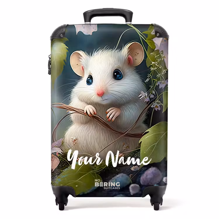 Suitcase with name - Muffin Mouse — 1