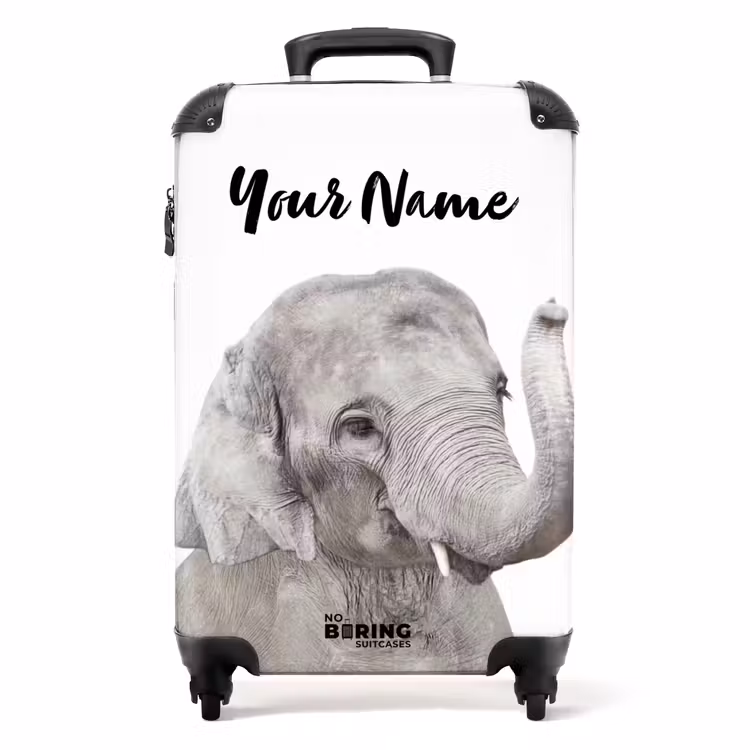 Suitcase with name - Oscar Elephant — 1