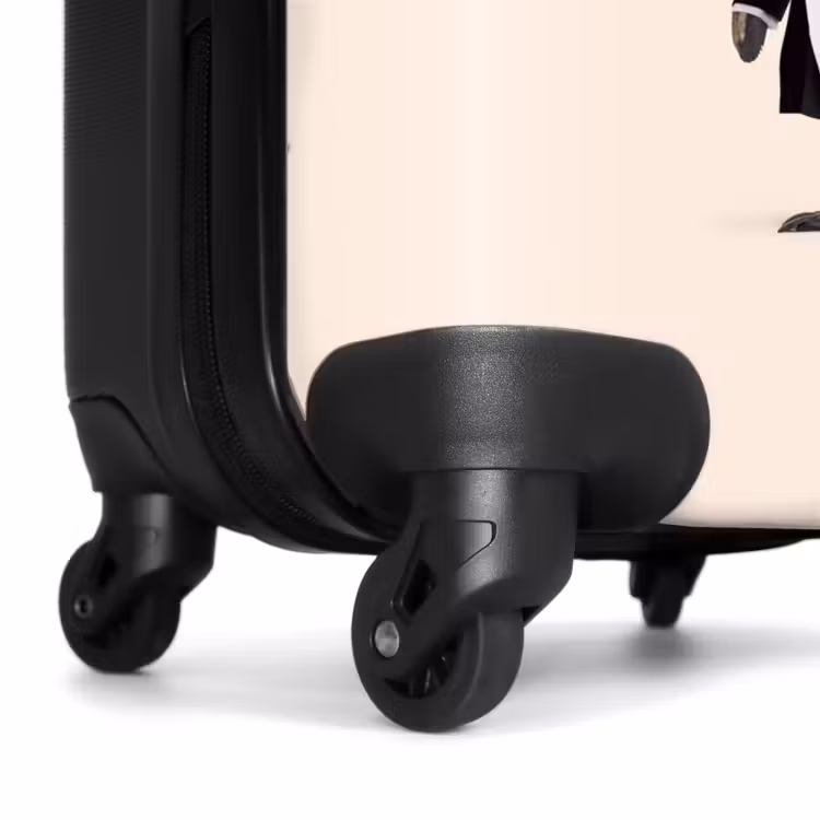 Suitcase with name - Penguin in Suit — 7