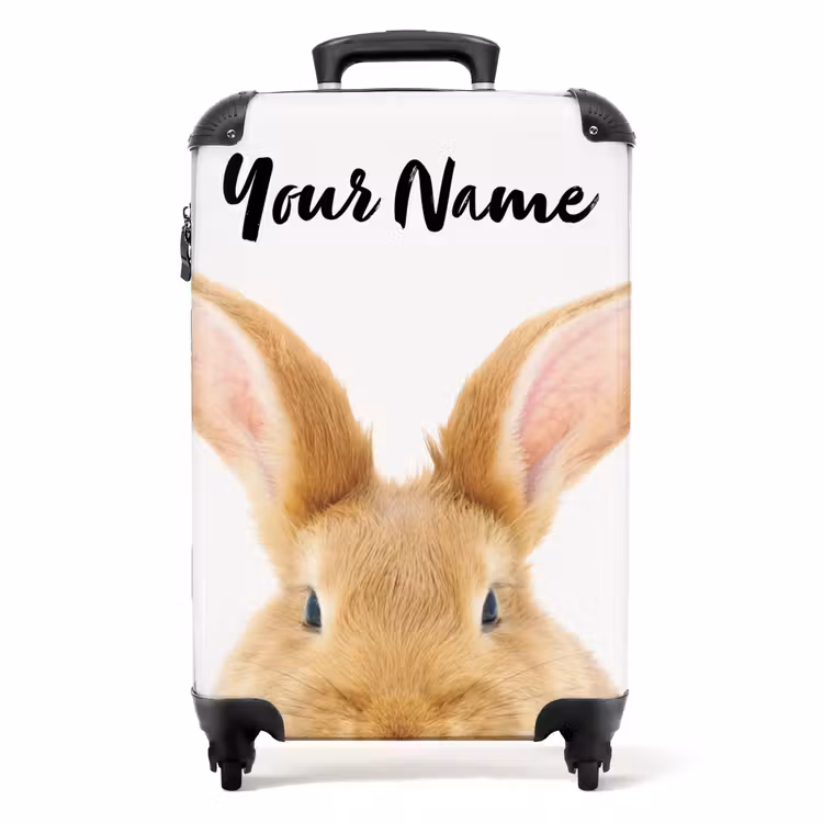 Suitcase with name - Sniffles with Satisfied Head — 1