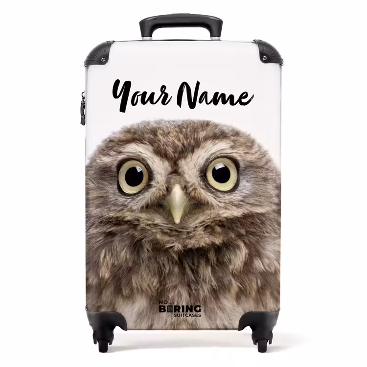 Suitcase with name - Ulke Owl — 1