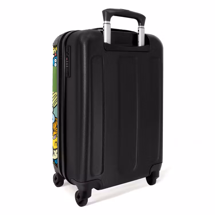 Suitcase with name - Cute Beasts in Town — 4